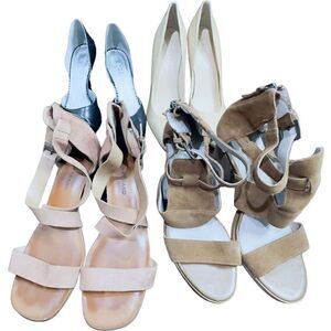 IVANKA TRUMP BCBG LUCKY BRAND HINGE LEATHER  Bundle Lot of 4 Pairs of Shoes Pump